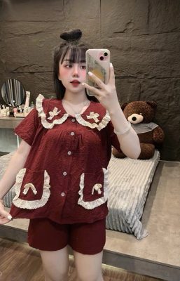Đồ ngủ pijama ngắn cute