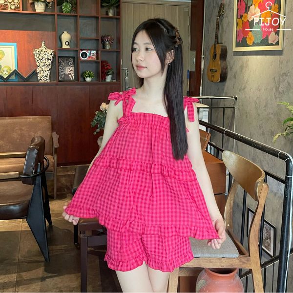 đồ ngủ 2 dây dễ thương